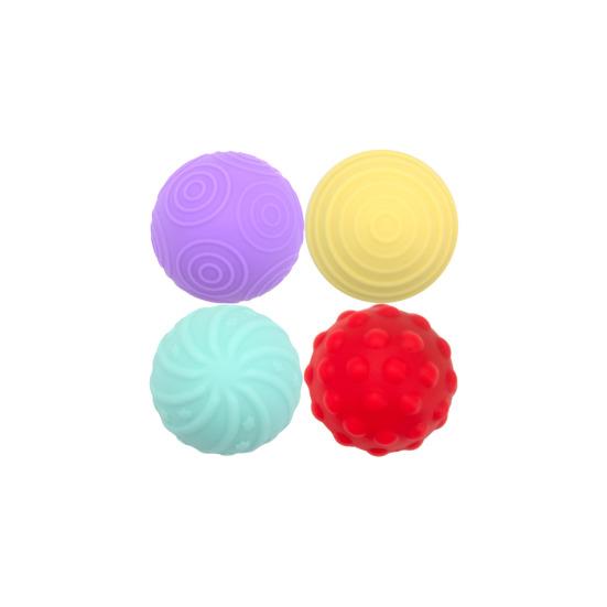 

4Pcs/Set Magnetic Sensory Ball Fidget Toy Stress Relief Textured Ball Quiet Home Office Work Decompression Gadgets Stocking Suffers S