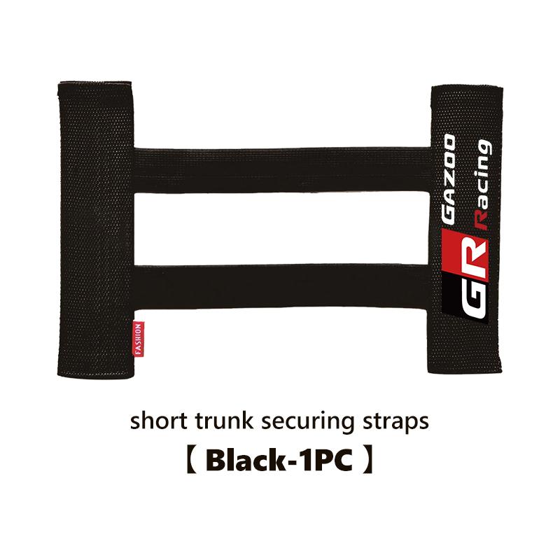 Car Interior Organizer Back Rear Trunk Storage Mesh Fixed Straps For Toyota GRsport Hilux Aygo Yaris Corolla Rav4 CHR Auris