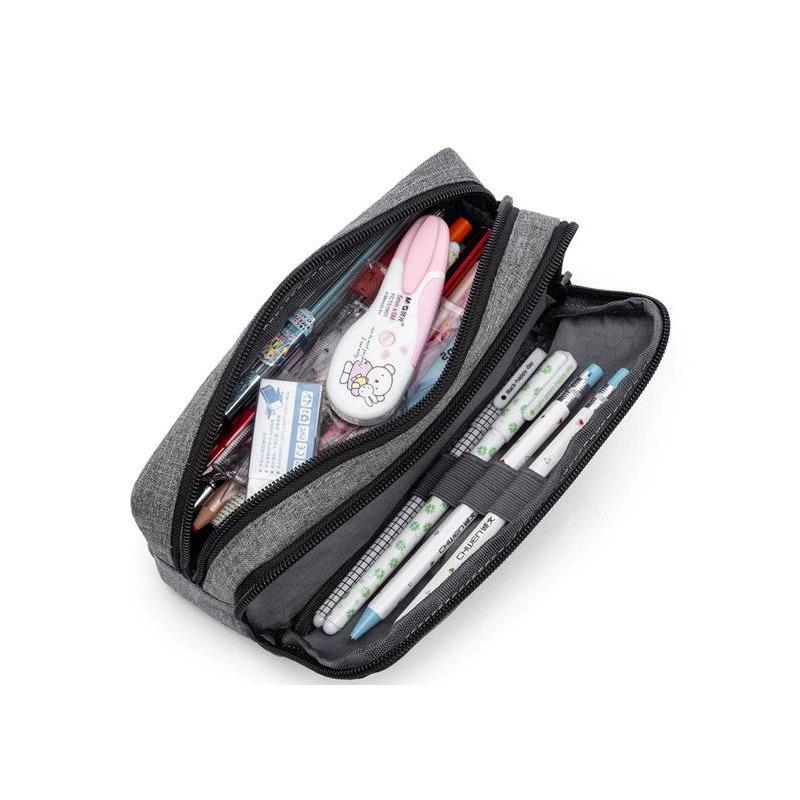 Cross-Border Large Capacity Pencil Case: Simple, Stylish & Lightweight for Students