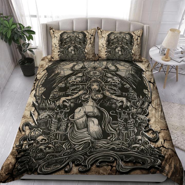 Skull Printed Bedding Set Duvet Cover Soft Comforter Cover Sets Gift for Dad