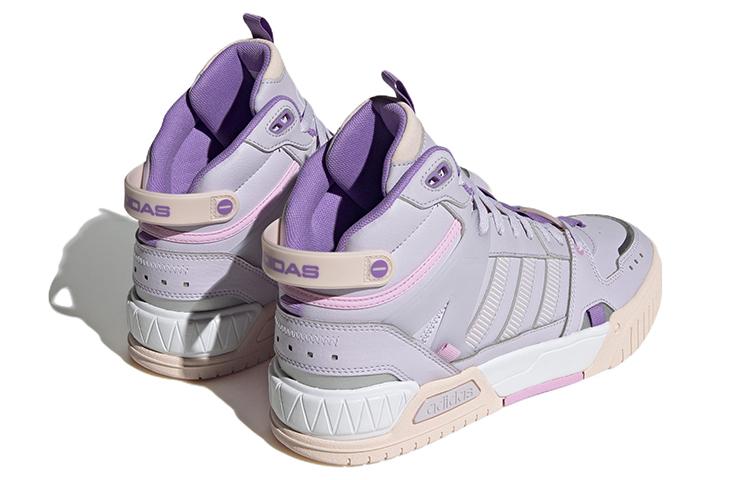 adidas Neo D PAD Mid Tennis Shoes 'Silver Dawn' Women's HQ4232