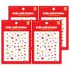 A014K April Nail Kids Stickers 4 Pcs
