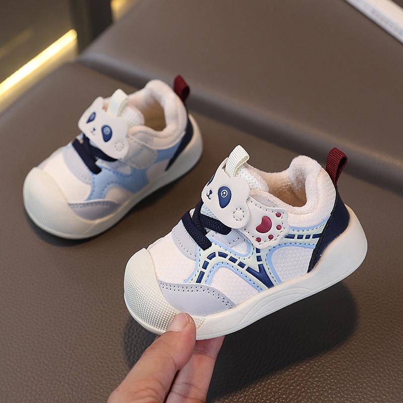 

Childrens Winter Sneakers With Faux Leather Upper For Indoor Outdoor Play 11.5cm синий
