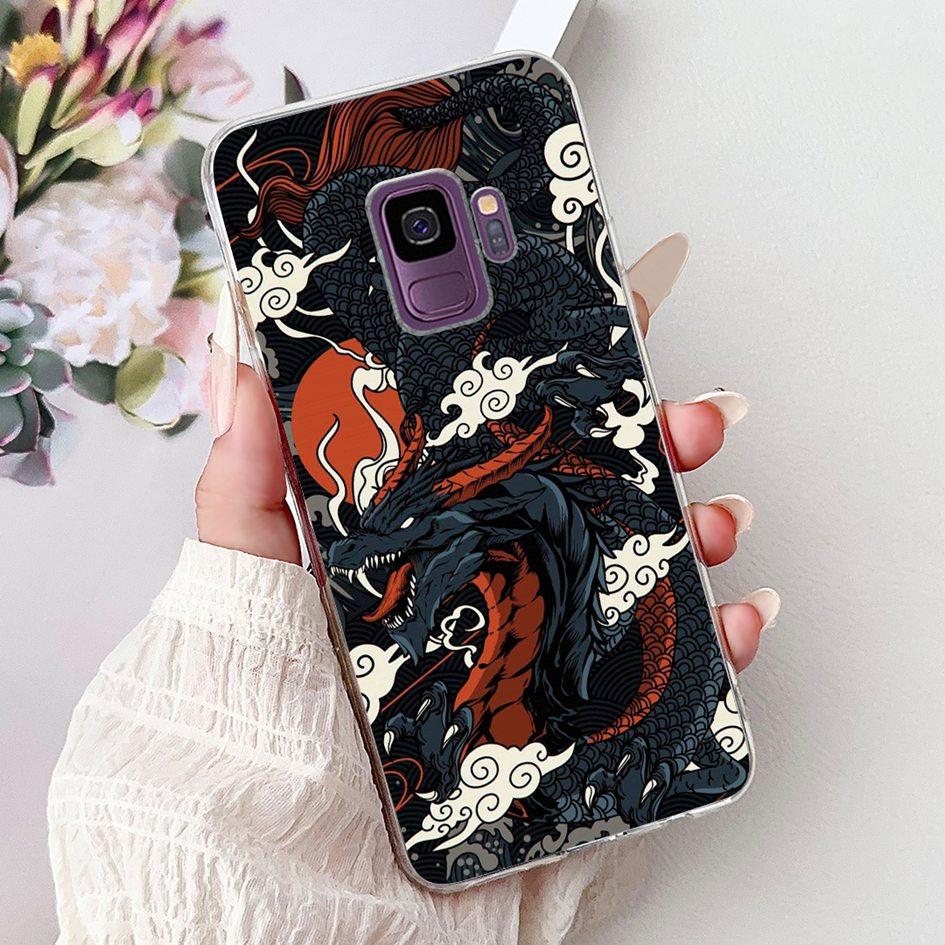For Samsung Galaxy S9+ S9 Plus Case SM-G965F Cute Love Heart Strawberry Soft Silicone Cover on Samsung S9 S 9 SM-G960F TPU Coque