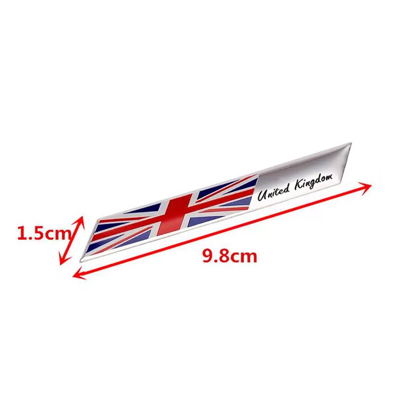 3D Metall Für England UK Flagge Schild Emblem Metallabzeichen Auto LKW Motorrad Karosserie Stoßstange Zierleiste Styling Aufkleber Autozubehör