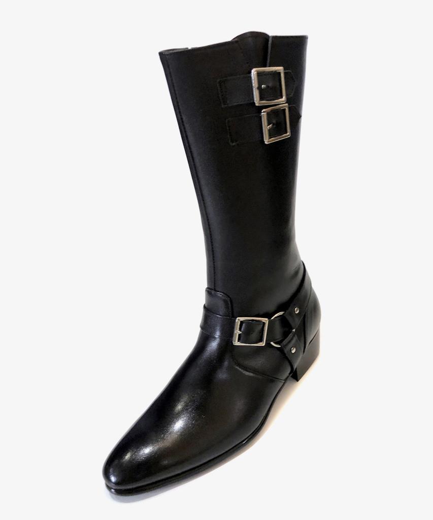 Joenshoe Laurent Mid-Level Engineer Long Boots Black