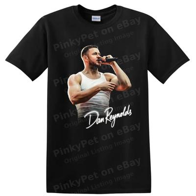 Dan Reynolds T Shirt Rock Music Singer Portrait Imagine Dragons Fan Concert Tee
