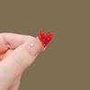 Cute Simple Red Love Heart Brooches for Women Girls Sweet Heart Shape Brooch Lapel Pin Badges Clothes Hat Accessories Gifts 2026