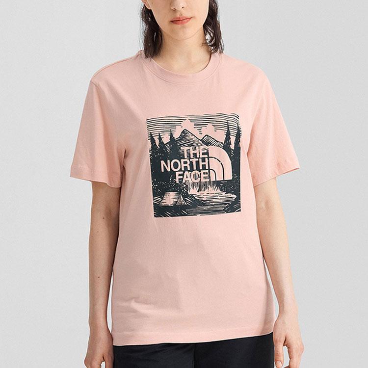 THE NORTH FACE SS22 T Shirt Unisex Pink NF0A7WAP-UBF