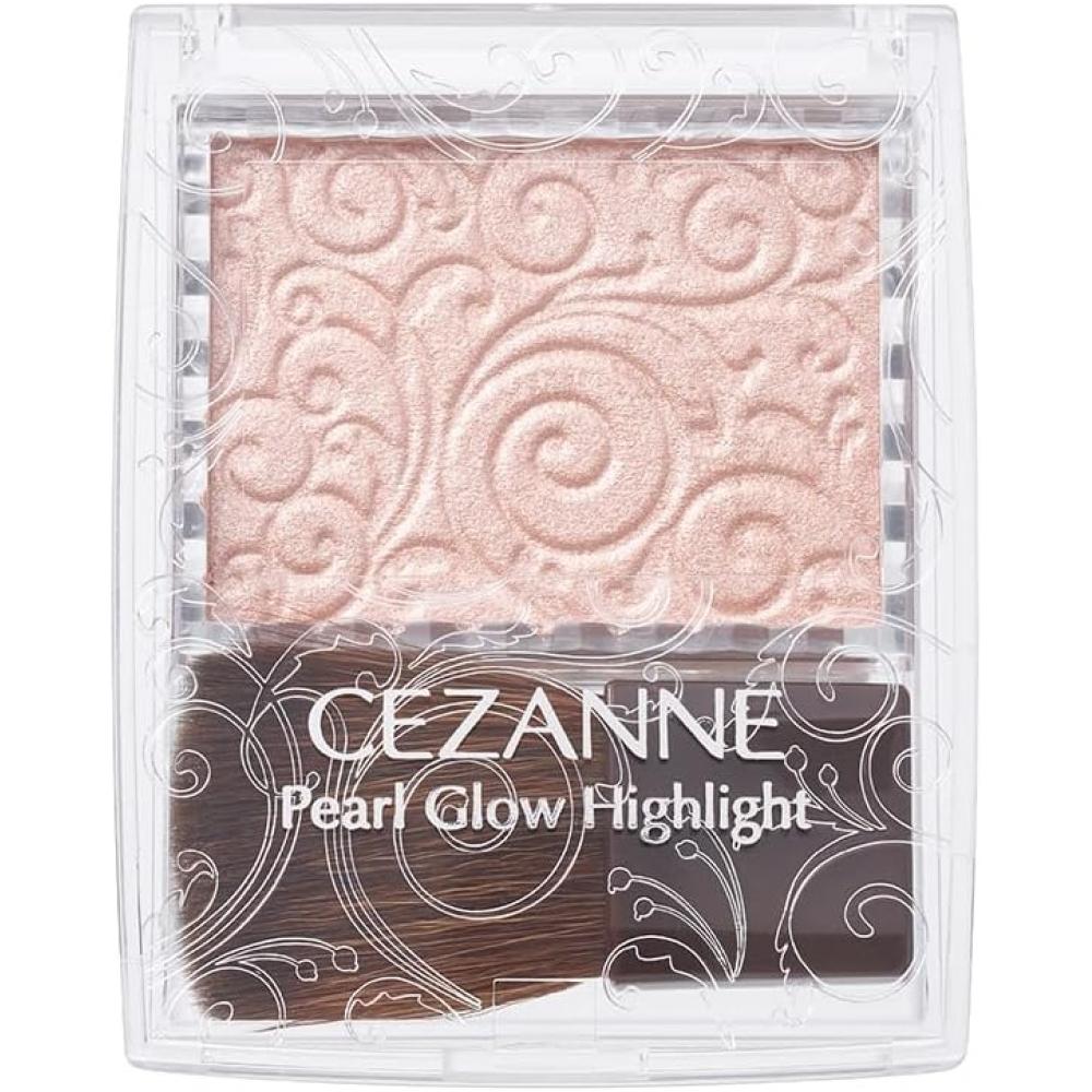 Cezanne Pearl Glow Highlight 02 Rose Beige 2.4g X 1