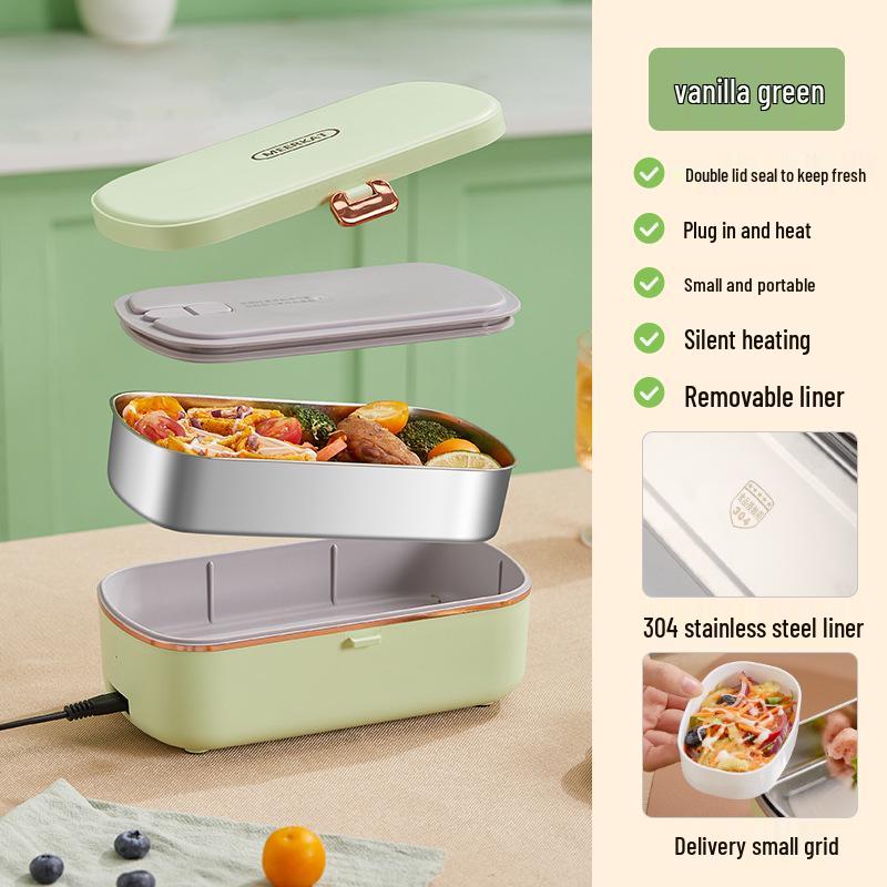 304 Stainless Steel Insulated Lunch Box - Portable, Leakproof Bento for Office Workers & Students