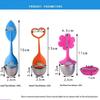 Silicone Loose Leaf Tea Infuser Food Safe Silicone Handle Stainless Steel Filter For Home Office Travel Tea Making