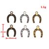 Vintage Horseshoe Charms Alloy Metal Pendants For DIY Jewelry Lucky Themed Accessories