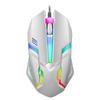 1pc Sports LED Luminous Backlit Wired Mouse USB Wired For Desktop Laptop Mute Office Computer Gaming Mouse