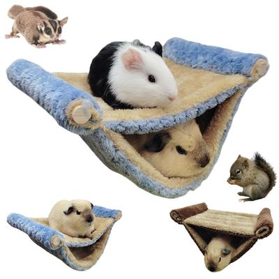 Pet Supplies Plush Hanging Ferret Rat Squirrel Beds Hamster Cage Pet Hammock Pet Sleeping Bag
