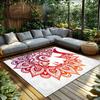 Boho Teppich Innen Außen Matte Waschbar Rutschfest Bereichsteppich Wohnzimmer Schlafzimmer Dekor Modern Geometrisches Muster Haus Akzentteppich Geschenk