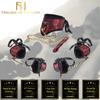 Elegant  Kit Red Collar Leash Cuffs  Restraints Restraint Kits & Sets