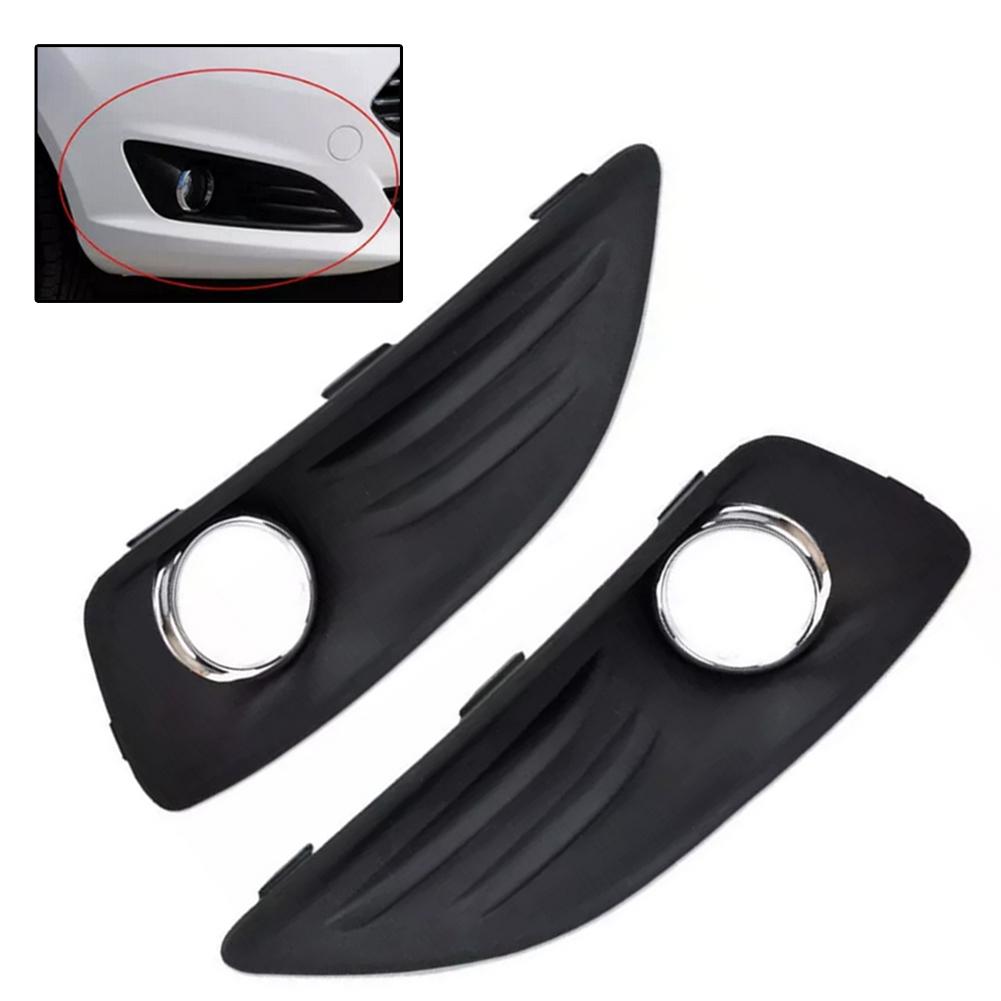 For Fiesta Car Accessories Fog Light Grilles Vehicle Upgrade Enhanced Driving Experience Visual Appeal Upgrade