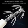 8cm Squid Cuttlefish Sleeve Hook Jig Lures Artificial Shrimp Baits Cuttlefish Sleeve Squid Jig Baits Easy to Use