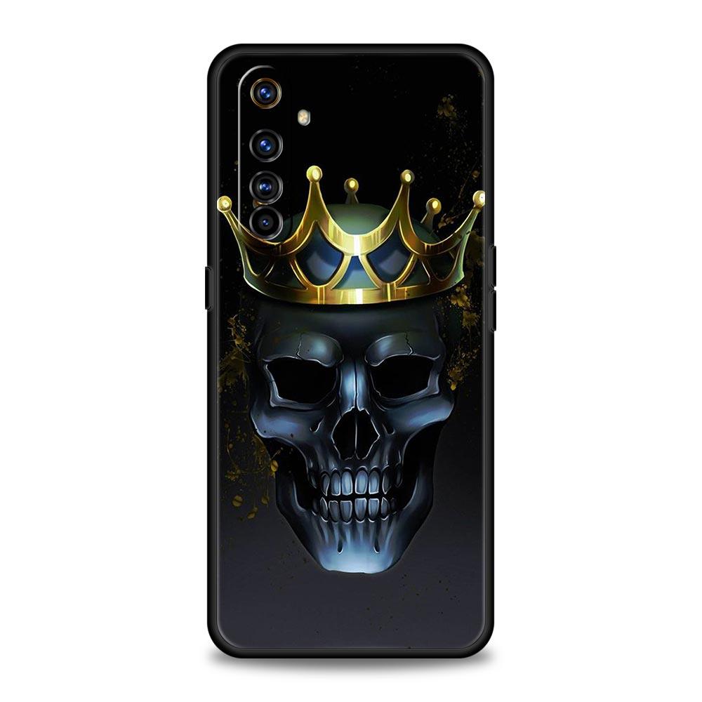 Grim Reaper Skull Skeleton For Realme GT Neo 2 3 3T Phone Case For Realme 10 9 8 5G 7 6 GT2 Pro Plus 9i 8i C21 C11 C25 C35 Cover