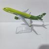 Jason Tutu 16Cm Siberian Airlines S7 Airbus 320 Plane Airplane Model Aircraft Model Diecast Metal 1/400 Scale Planes Gift Collec