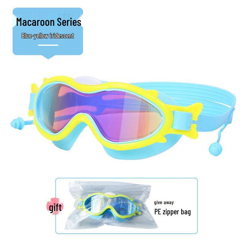 Children's HD Waterproof Anti-Fog Large Frame Swim Goggles