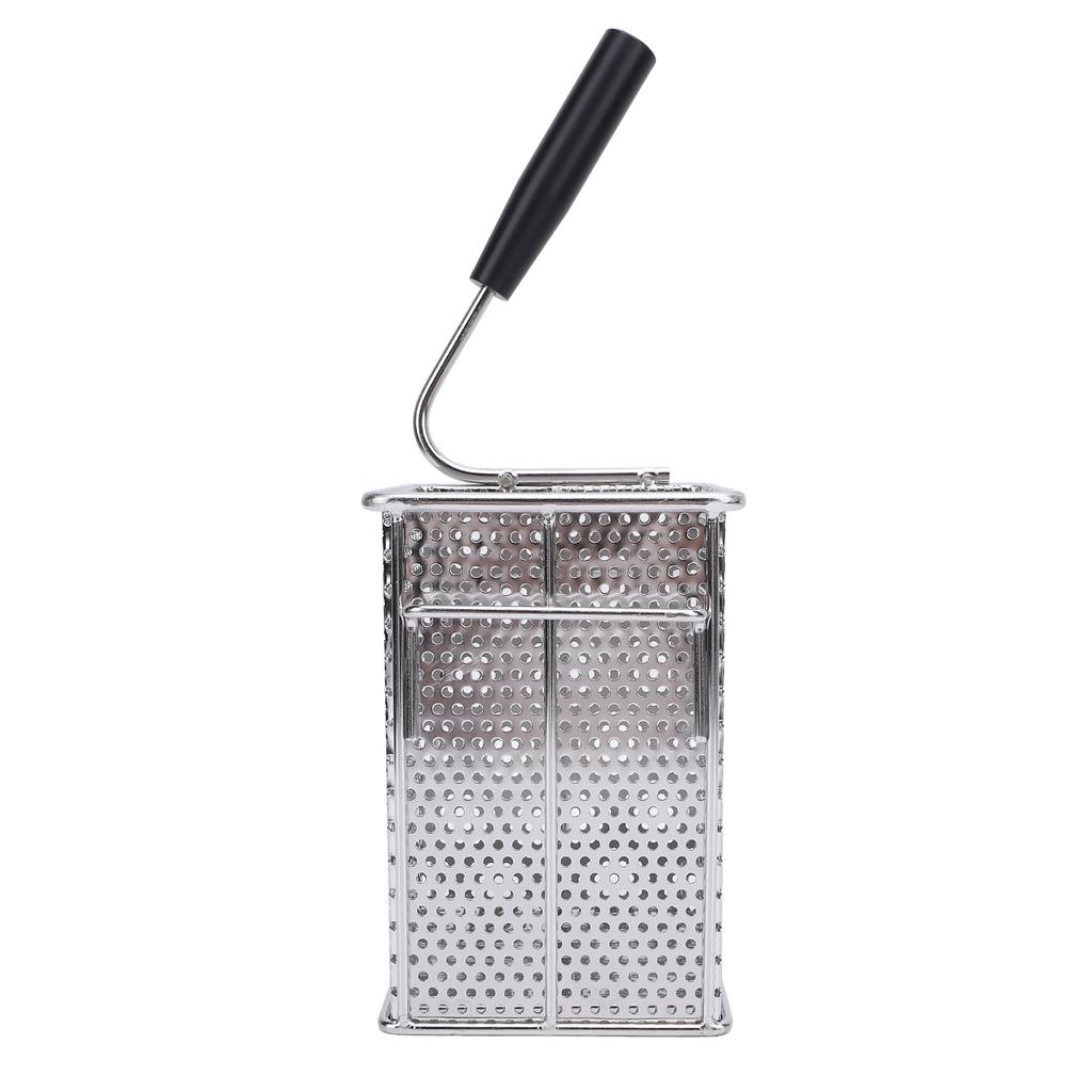 304 Stainless Steel Fry Basket with Handle French Fry Chip Basket Filter Pasta Strainer for Home