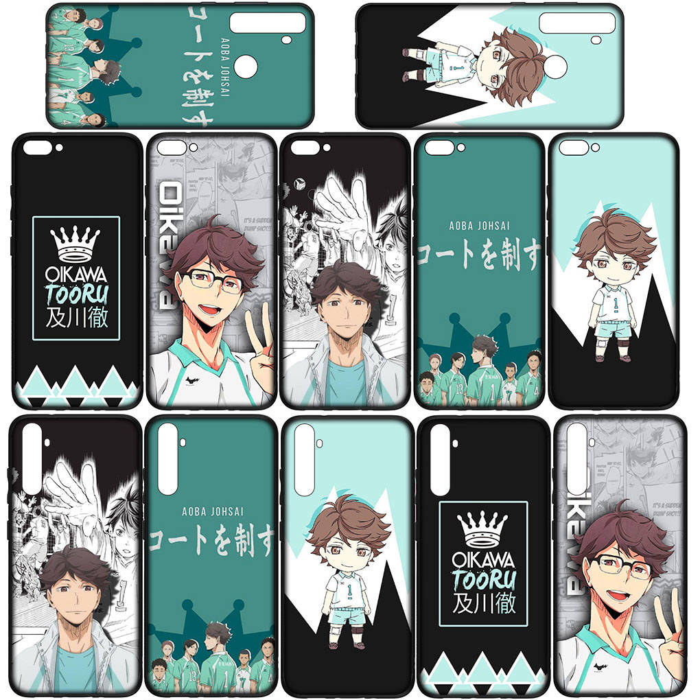 for Samsung Galaxy S24 S23 iPhone 16 15 14 Xiaomi Redmi Note 13 12 11 10 8 Plus 9 Pro Max X XR 14CPhone Case Oikawa Tooru Haikyuu OPPO Huawei Cover