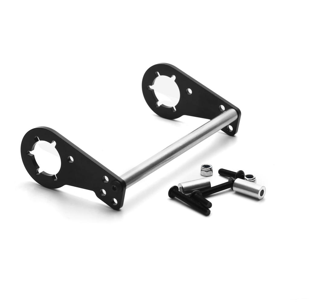 Placa de Amortecedor Traseiro SHEAWA para Chassi Tamiya CW-01, Alumínio, Suporte Reforçado, Peça de Reposição, Acessório