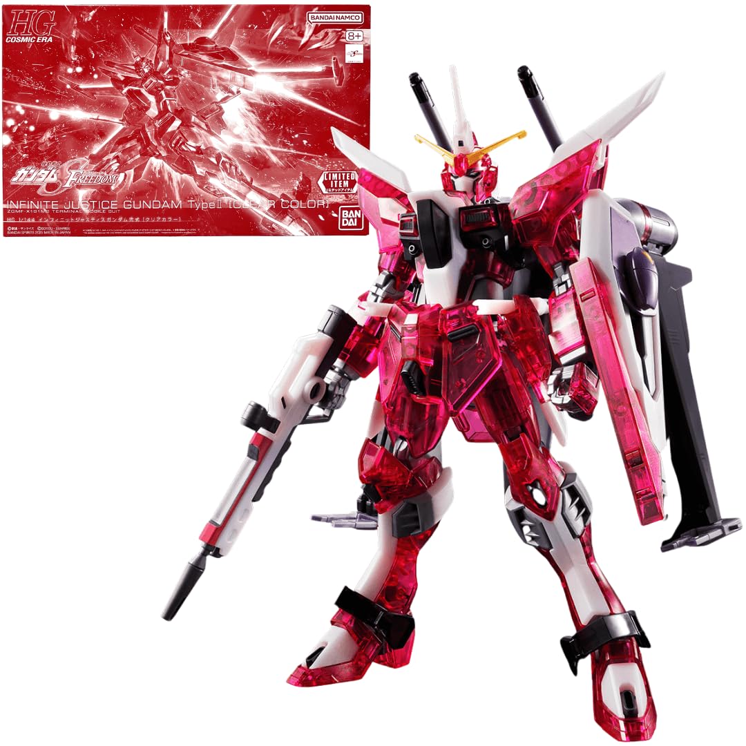 

HG 1/144 Infinite Justice Gundam Nishiki [Clear Color] Mobile Suit Gundam SEED FREEDOM [Event Exclusive] BANDAI SPIRITS
