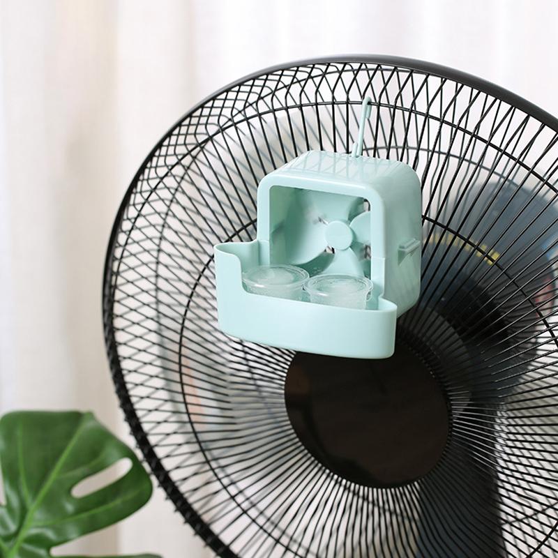 1Set Hanging Fan Cooling Tool With 4 Ice Cup Quick Cooling Fan Cooling Accessories Portable Add Ice Cubes Fan Tool Set Home