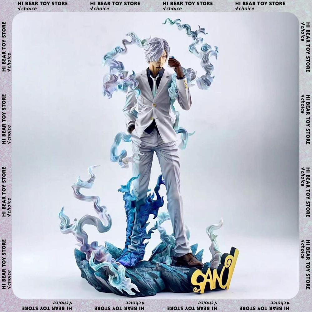 Anime One Piece Figure Sanji Figures Smoking Sanji Figurine Statue 28Cm Pvc Collection Model Decoration Doll Kids Toys Gifts