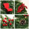 Artificial Christmas Garland Decoration Hanging Decorated with Pinecones,