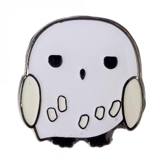 Distintivo del gufo di Harry Potter Chibi Hedwig