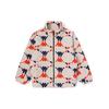 Kappa Logo All Over Print Fleece Jacket Unisex Jackets Romantic-White K0CZ2JJ51D