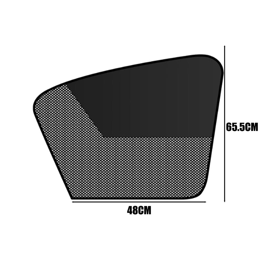 1-2PCS Duplex Magnetic Car Curtains for Sunshade and Privacy Protection Block UV Rays Exterior Accessories Side Window Sunshades