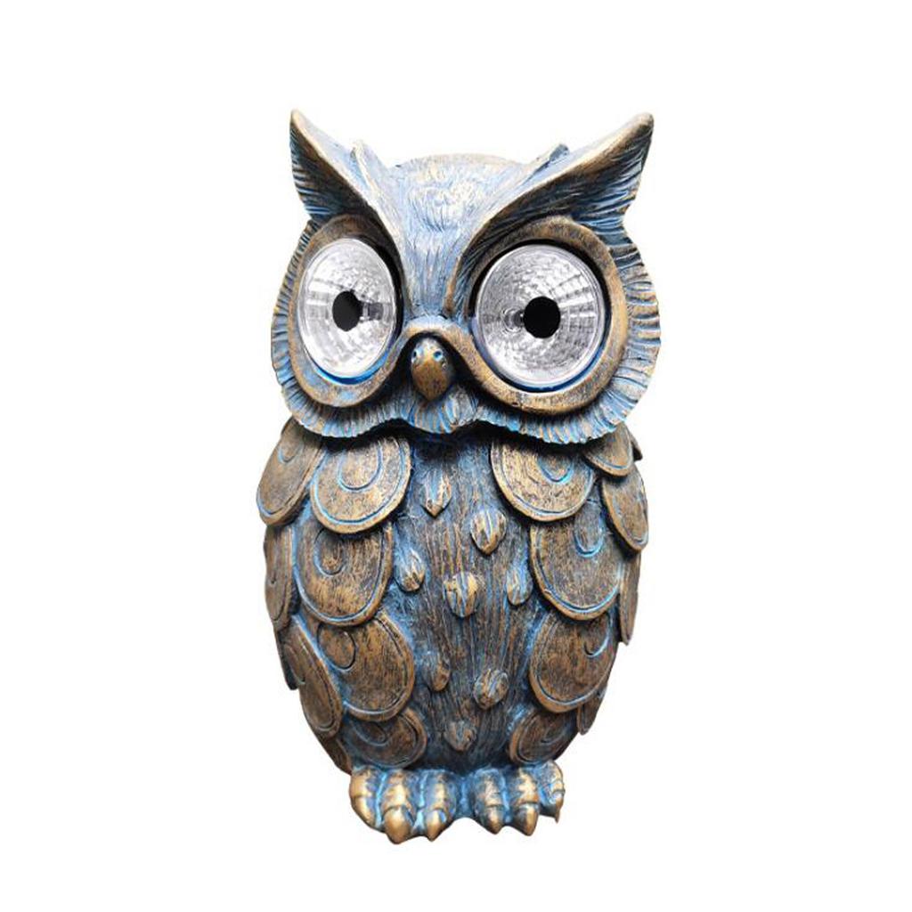 Garden Animal Solar Lamp LED Animal Solar Lamp Outdoor Decorative Solar Lamp for Yard Home Decor Owl Style