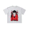 260 GSM Double Yarn 32 Count 100% Cotton One Piece V26 Luffy Wano Print Unisex Heavy Cotton T Shirt