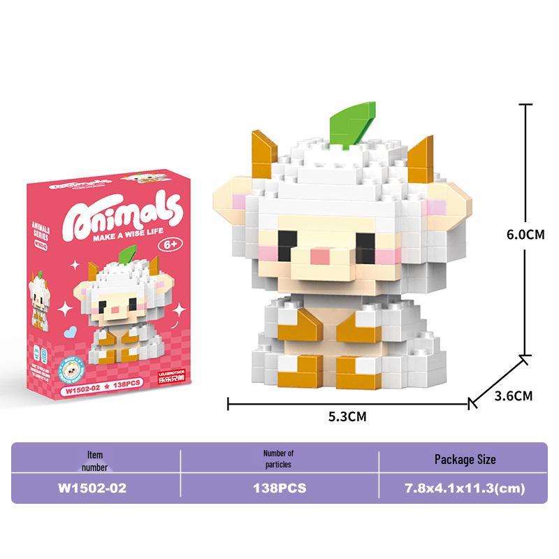 Santa Claus Micro Bricks Educational Toy - Compatible with LEGO, Building Blocks for Kids