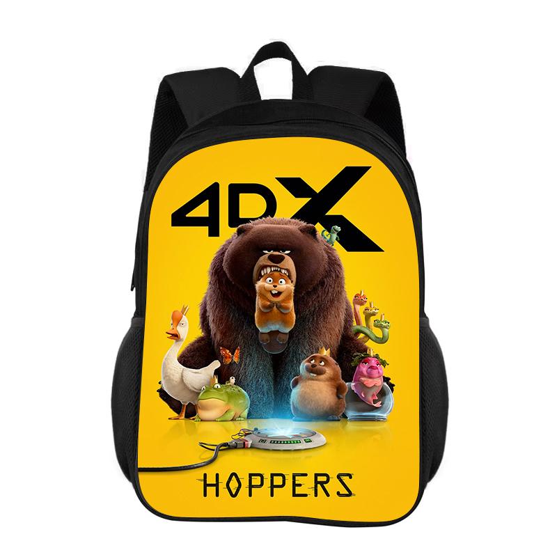 Hoppers Cartoon Movie Printed Backpack for Boys Girls Cartoon Schoolbag Kids Bookbag Rucksack Bags Mochila