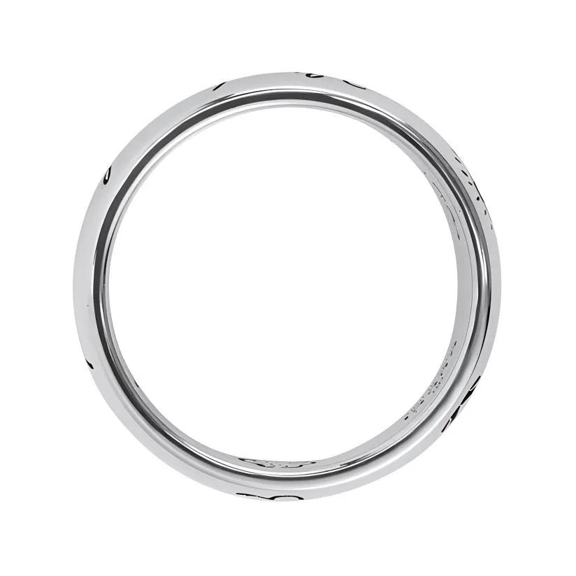 GUCCI 925 Sterling Silver Sterling Silver Ring Unisex (Unisex) Rings