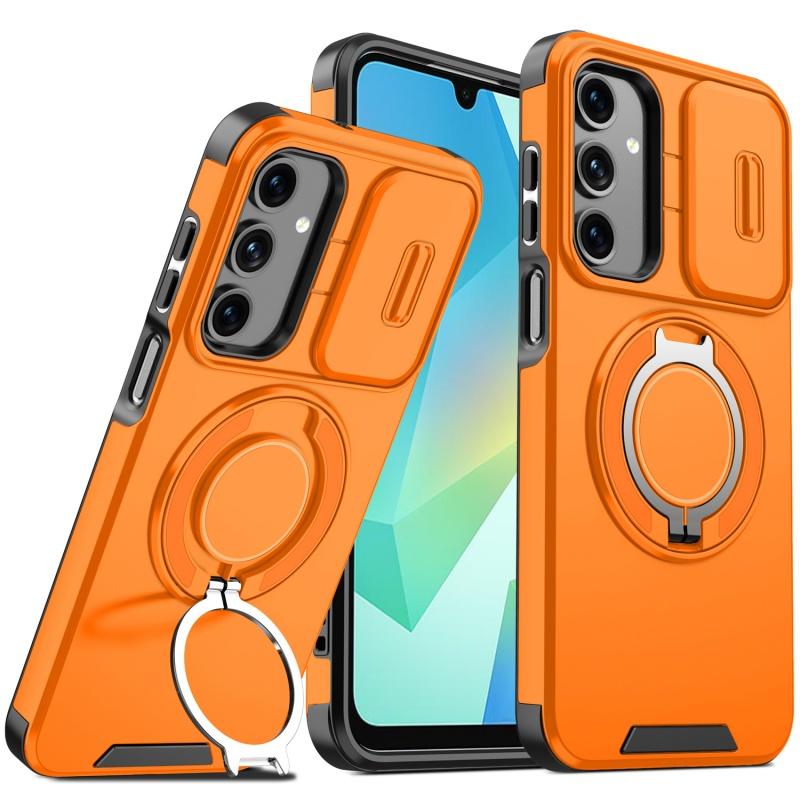 For Samsung Galaxy A55 A54 A35 A16 A15 A13 A06 A05 A05S Magnetic Finger Ring Holder Military Protective Case