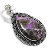 Purpurite Gemstone Handmade 925 Sterling Silver Gift Jewelry Pendant 2.64" y1U93