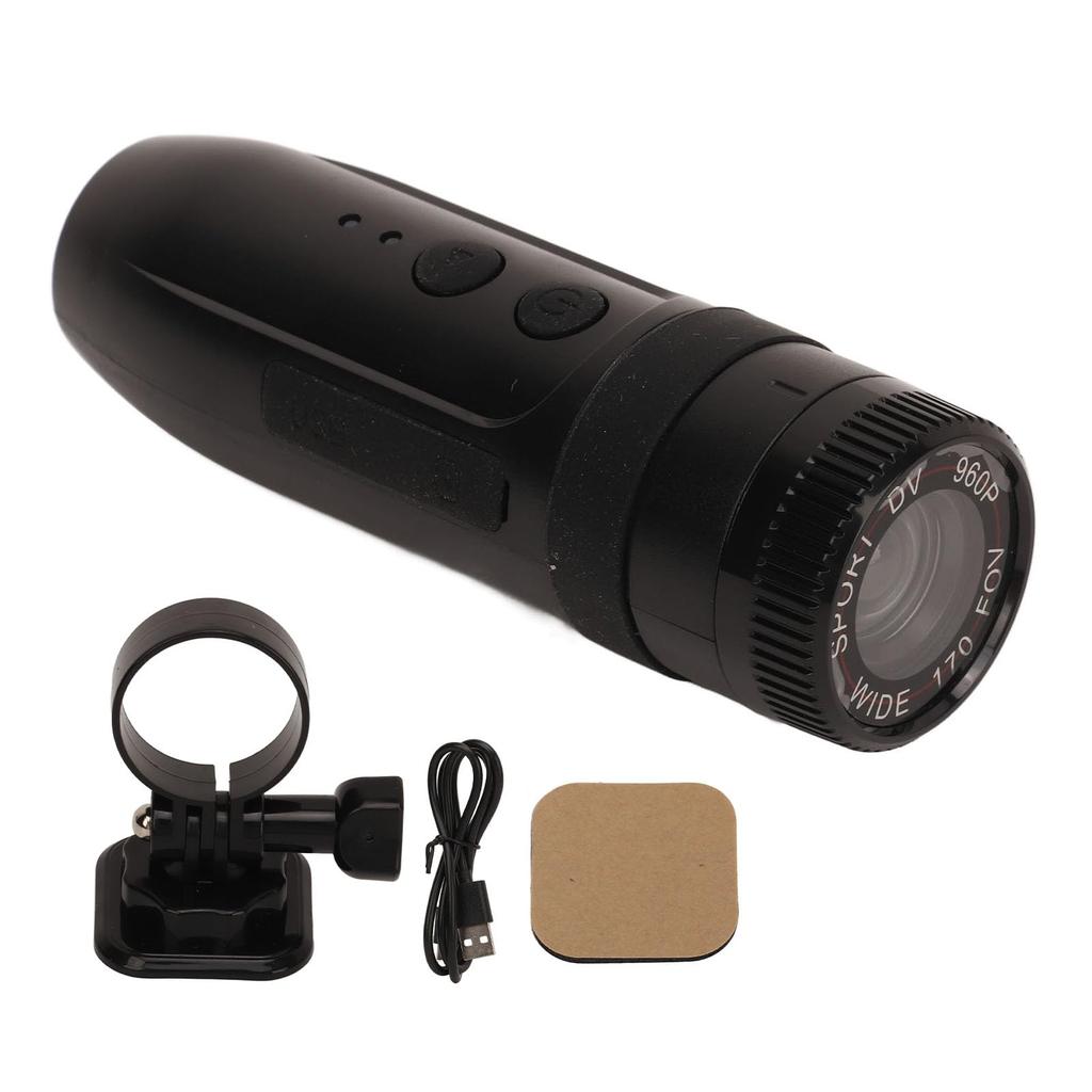 Dash Cam 170 Degree Wide Angle Lens Bicycle Bike Helmet Camera Sports DV Camera Handle Helmet Mounted