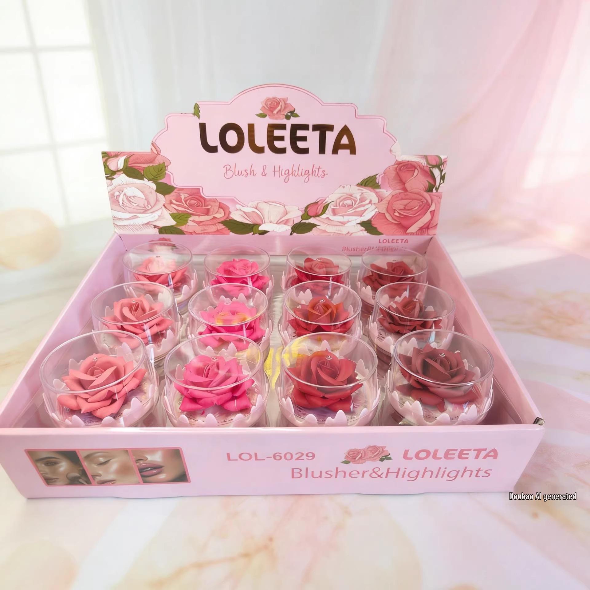 

LOLEETA Creative Four-Color Eyeshadow & Natural Blush Set