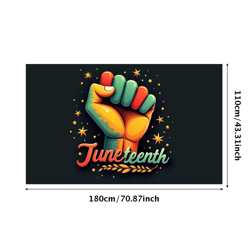 Red Yellow Green Colors Freedom Celebration Banner African American Heritage Banner Bold Design for History Exhibits