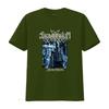 Sacramentum Lontano Dal Sole Stampa Castello Gotico Maglietta Perfetta Per Fan Metal vintage Lavata Unisex Leggermente Casual