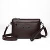 Women's Soft Leather Waterproof Crossbody Bag - 2026 Summer Fashion, Multi-layer, Versatile Single Shoulder Small Square Design