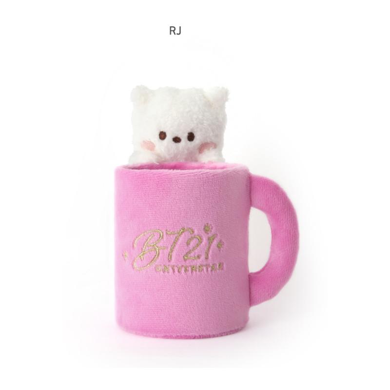 

BTS BT21 Офіційний плюшевий тримач ручки для ляльки Minini Автентичний RJ