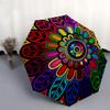 1pc Colorful Mandala Design Umbrella with Plastic Handle,Compact & Stylish,Suitable for All Seasons YS331034